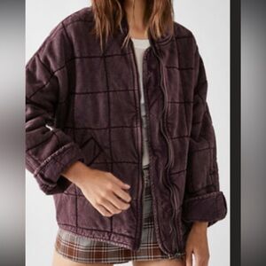 Free People Dolman Quilted Jacket